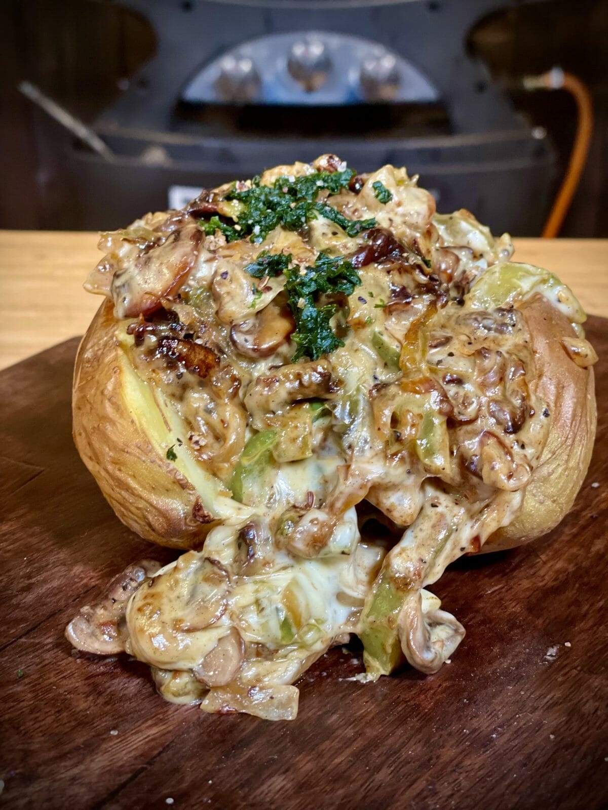 Philly Cheesesteak Loaded Potato
