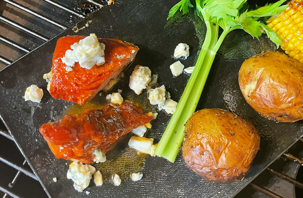 Filet de porc fumé au barbecue façon Buffalo Wings