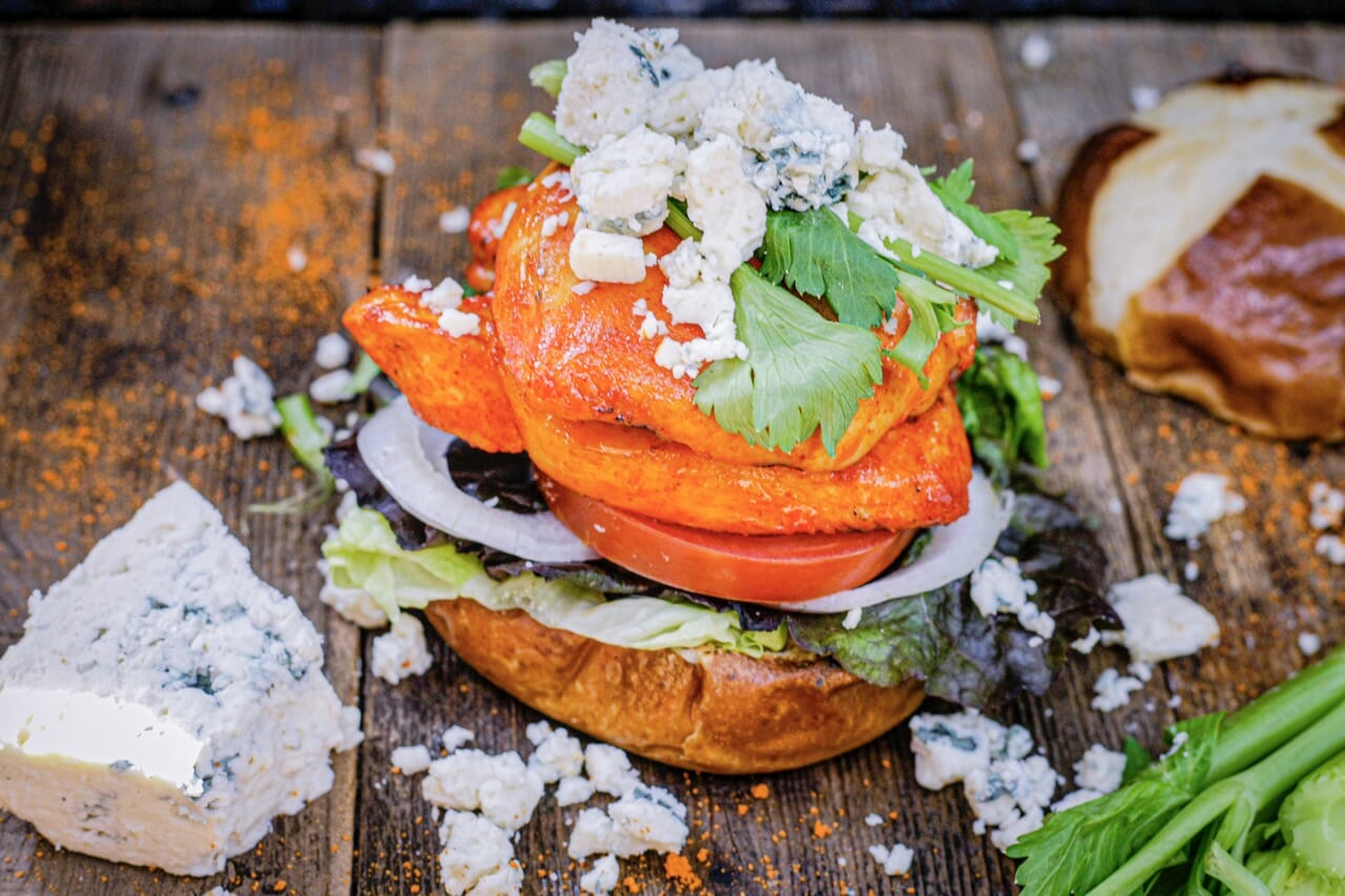 Buffalo Burger au barbecue