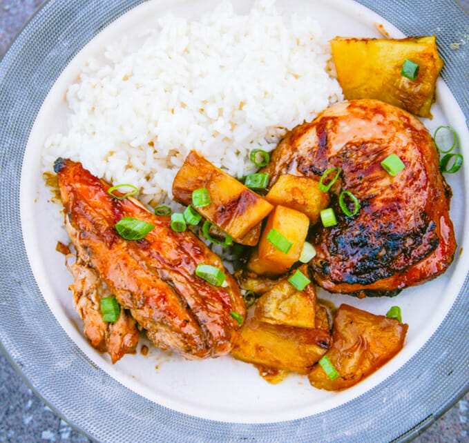 Poulet Huli-Huli au barbecue
