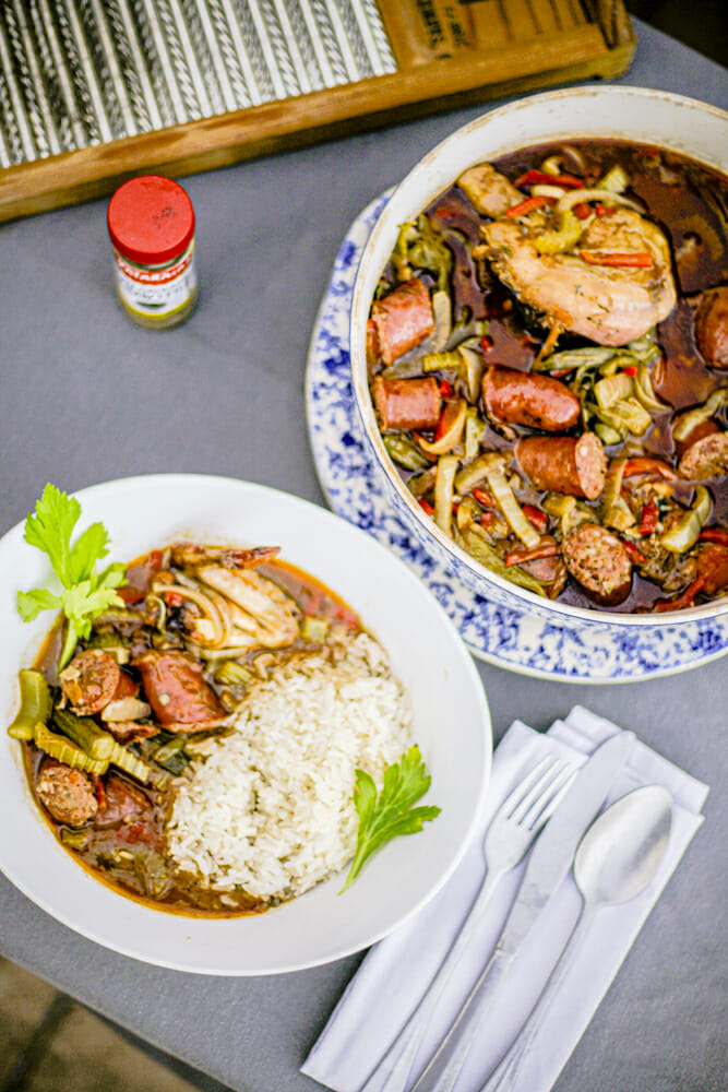 Gumbo de Louisiane au barbecue