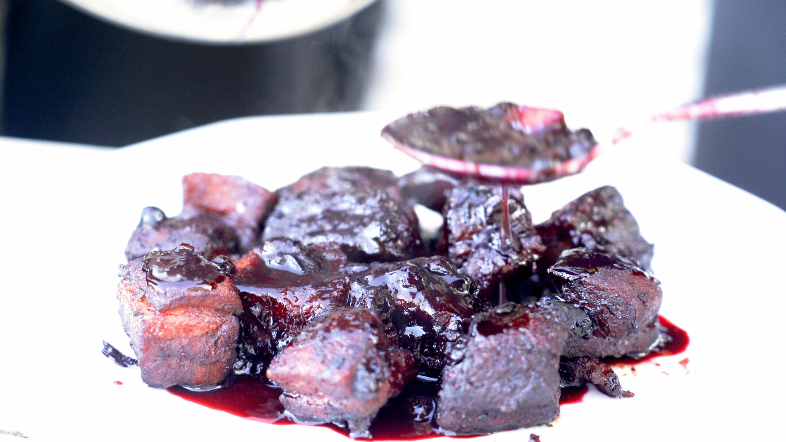 Les bonbons de lard aux myrtilles et piment de Chiles and Smoke