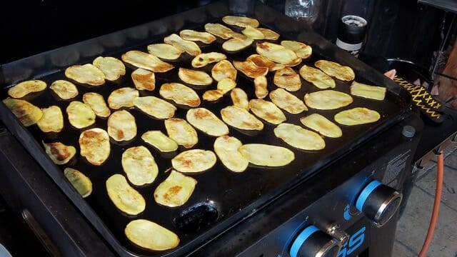 Chips à la plancha