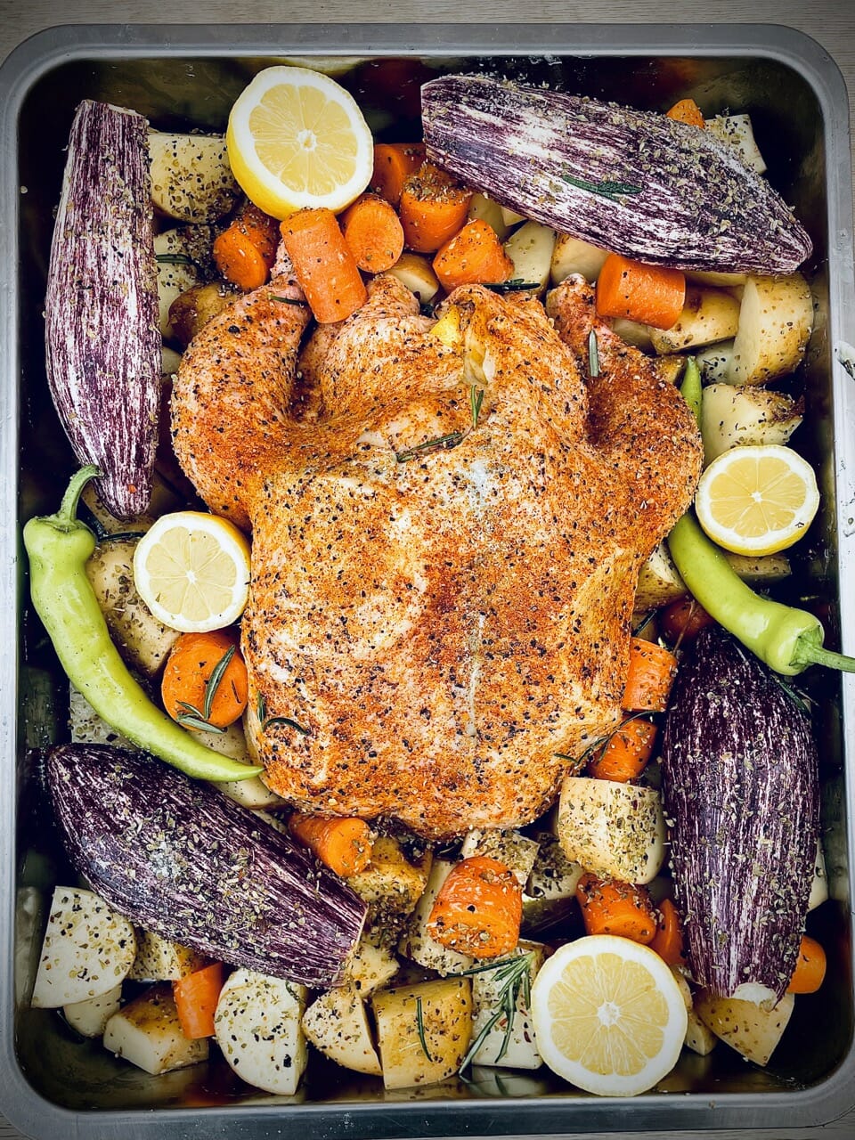 Live sur la préparation du poulet rôti.