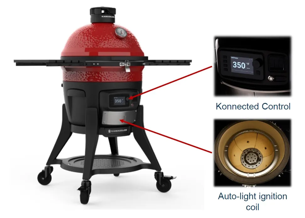 Kamado Joe lancera Konnected Joe, un kamado connecté et automatique.