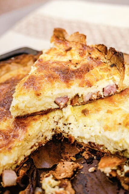 Quiche Lorraine au barbecue