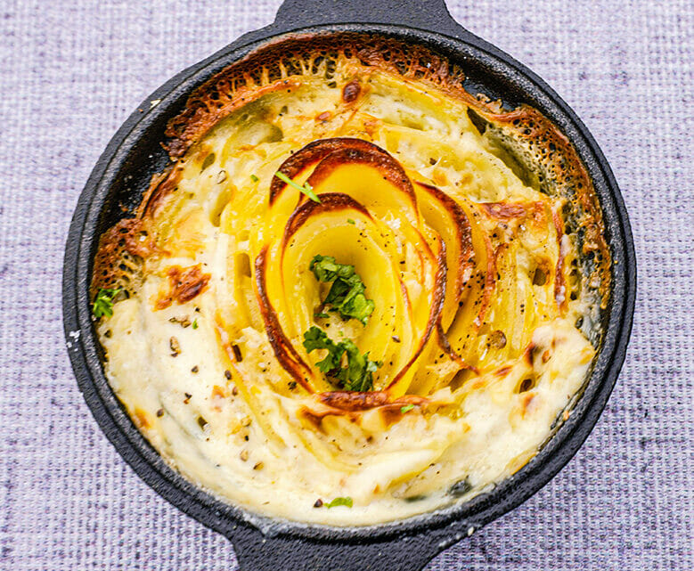 Gratin Dauphinois au barbecue