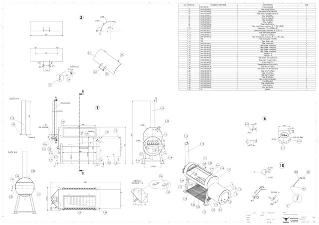 plan des offsets Smokehouse