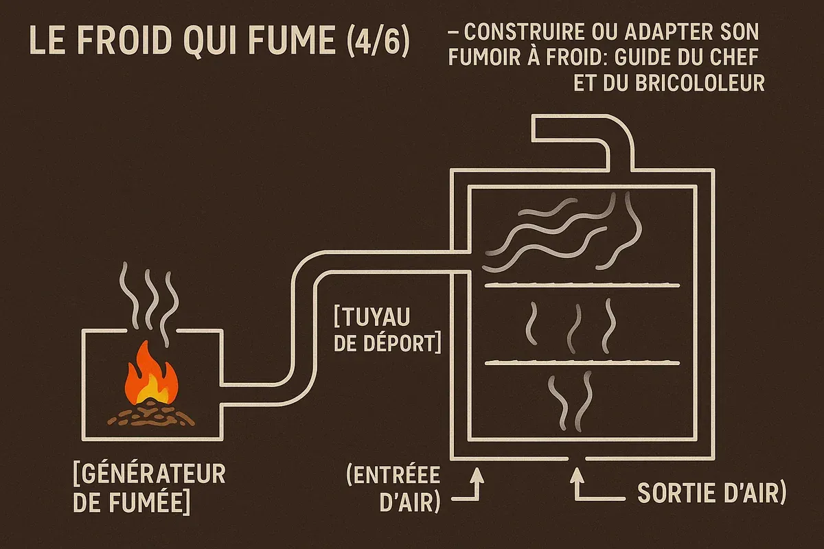 Le froid qui fume (4/6) — Construire ou adapter son fumoir à froid : guide du chef et du bricoleur