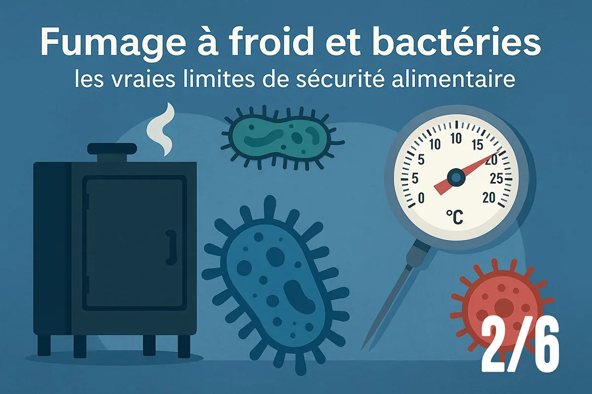 DOSSIER FUMAGE A FROID: Le froid qui fume (2/6) - Fumage à froid et bactéries : les vraies limites de sécurité alimentaire