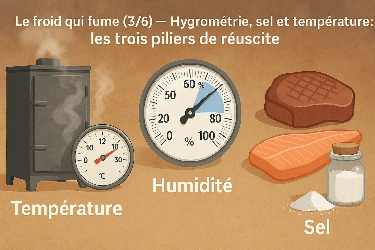 Le froid qui fume (3/6) — Hygrométrie, sel et température: les trois piliers de la réussite